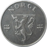 5 Øre - Haakon VII WW2 German Occupation obverse image