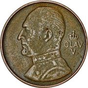 5 Øre - Olav V Pattern obverse image