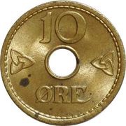 10 Øre - Haakon VII WW2 Exile Coinage reverse image