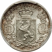 25 Øre - Oscar II obverse image