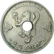 25 Øre - Haakon VII reverse image