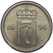 25 Øre - Haakon VII obverse image