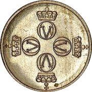 25 Øre - Olav V Trial strike obverse image