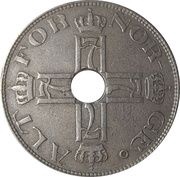 50 Øre - Haakon VII Type 3 obverse image