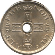 50 Øre - Haakon VII Type 4 obverse image