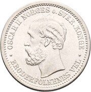 1 Krone / 30 Skilling - Oscar II obverse image
