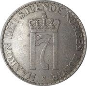 1 Krone - Haakon VII obverse image