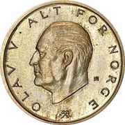 1 Krone - Olav V Trial strike obverse image