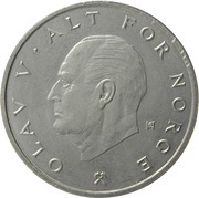 1 Krone - Olav V obverse image