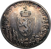 2 Kroner "Mor Norge" - Haakon VII Constitution obverse image