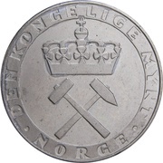 5 Kroner - Olav V Anniversary of the Mint obverse image