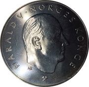 5 Kroner - Harald V Type 1 obverse image