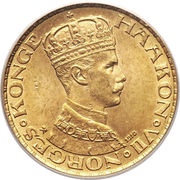10 Kroner - Haakon VII obverse image
