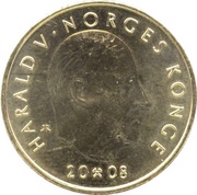 10 Kroner - Harald V Henrik Wergeland obverse image