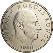 10 Kroner - Harald V Norway University Anniversary obverse image