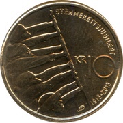 10 Kroner - Harald V Universal Suffrage, Norway, 2013 reverse image