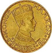 20 Kroner - Haakon VII Trial strike obverse image