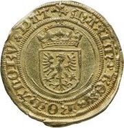 ½ Guilder - Philip the Handsome, Belgium, 1489-1492 reverse image