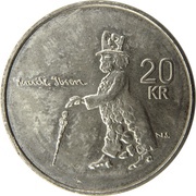 20 Kroner - Harald V Henrik Ibsen, Norway, 2006 reverse image