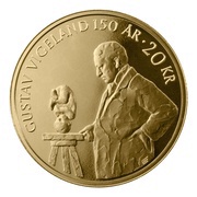 20 Kroner - Harald V Gustav Vigeland, Norway, 2019 reverse image