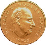 20 Kroner - Harald V Anne-Cath. Vestly obverse image