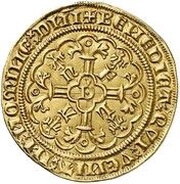 ⅓ Helm - Louis II de Male, Belgium, 1346-1384 reverse image