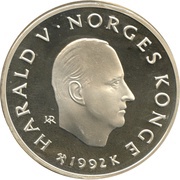 100 Kroner - Harald V 1994 Olympics - Ski Jumping obverse image