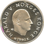 100 Kroner - Harald V 1994 Olympics - Hockey obverse image