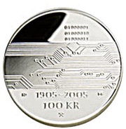 100 Kroner - Harald V Dissolution of the Union reverse image