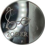 200 Kroner - Harald V Henrik Wergeland, Norway, 2008 reverse image