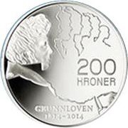 200 Kroner - Harald V 200th anniversary of the constitution, Norway, 2014 reverse image