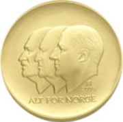 1500 Kroner - Harald V Dissolution of the Union obverse image