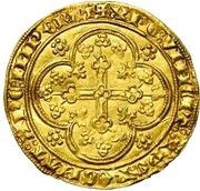 Gold Écu - Philip the Bold, Belgium, 1384-1386 reverse image