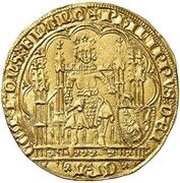 Gold Écu - Philip the Bold obverse image
