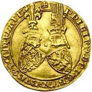Gold Double Helm - Philip the Bold obverse image