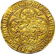 Gold Écu "Klinkaart" - Philip the Good, Belgium, 1426-1427 reverse image