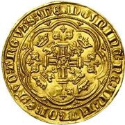 ½ Noble - Philip the Bold, Belgium, 1388-1404 reverse image