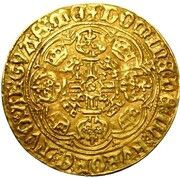 ½ Noble - Philip the Good, Belgium, 1428-1432 reverse image