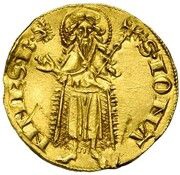 Guilder "Saint John's Gold Guilder" - Louis I of Nevers, Belgium, 1335-1338 reverse image