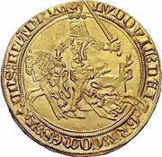 Rider "Franc à Cheval" - Louis II de Male obverse image