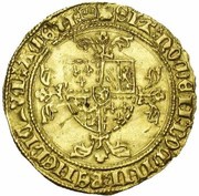 Gold Lion - Philip the Good, Belgium, 1454-1460 reverse image