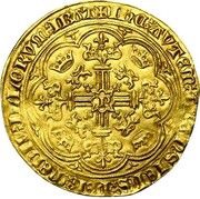 Noble - Philip the Bold, Belgium, 1388-1404 reverse image