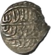 Akçe - Mehmed Çelebi in the name of Timur, Ottoman Empire, 1404 reverse image