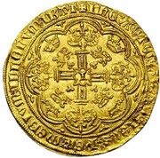 Noble - John the Fearless, Belgium, 1417-1418 reverse image