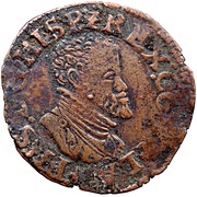 4 Mites "Double Korte" - Philip II obverse image