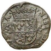 4 Mites - François d'Alençon, Ghent Revolt, Belgium, 1582 reverse image