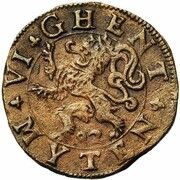 6 Mites - François d'Alençon, Ghent Revolt obverse image