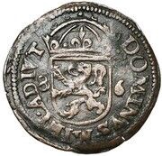 ½ Duit - Philip II reverse image