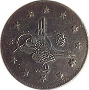 2 Kurus - Abdülhamid II "el-Ghazi" right of Toughra obverse image