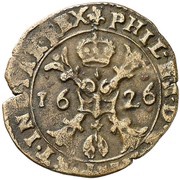 1 Duit - Philip IV obverse image